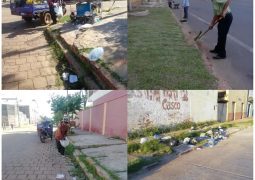 SÁBADO DE ASEO URBANO EN LA CIUDAD.