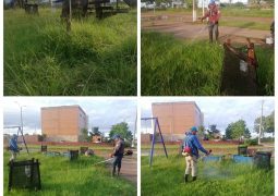 CUADRILLA DE ASEO URBANO LIMPIA ESPACIOS PÚBLICOS.
