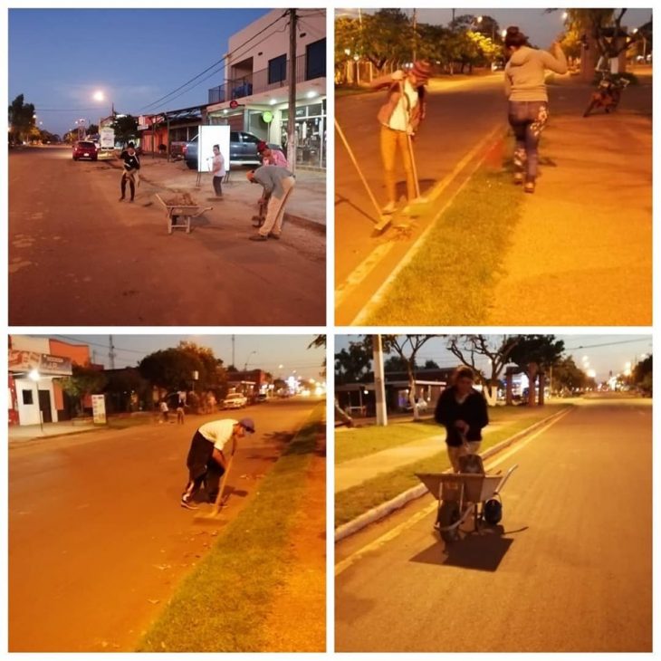 MUNICIPALIDAD BRINDA SERVICIO DE ASEO URBANO Y SALUBRIDAD EN BARRIOS DE LA CIUDAD.