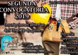 EL CENTRO DE FORMACIÓN Y CAPACITACIÓN LABORAL ESCUELA TALLER DE CONCEPCIÓN TE INVITA A APRENDER A TRABAJAR, TRABAJANDO.