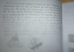 DAYSI SILGUERO SE NIEGA A RECIBIR INFORMACIÓN DE LA MUNICIPALIDAD DE CONCEPCIÓN.