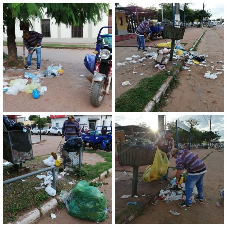 SALUBRIDAD, DESDE LAS PRIMERAS HORAS DE ÉSTE MARTES REALIZA TRABAJOS DE LIMPIEZA INTEGRAL Y RECOLECCIÓN DE RESIDUOS EN DISTINTOS PUNTOS DE LA CIUDAD.