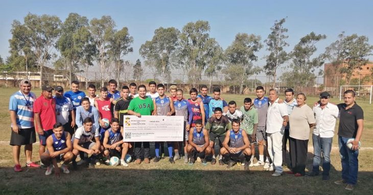 INTENDENTE ACOMPAÑA A LA SELECCIÓN CONCEPCIONERA Y APORTA PARA LOS GASTOS DE FUNCIONAMIENTO.