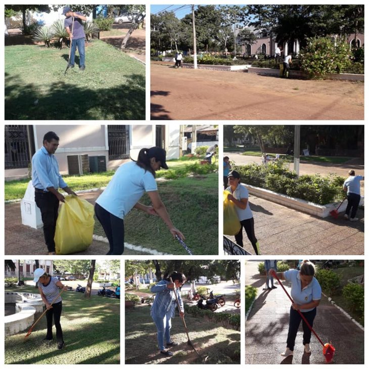 MINGA AMBIENTAL EN EL PALACETE MUNICIPAL