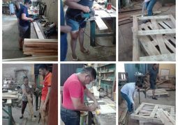 CURSO DE RECICLADO EN PALLETS EN EL CENTRO DE FORMACIÓN Y CAPACITACIÓN LABORAL.