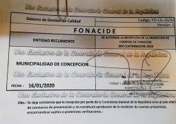 MUNICIPALIDAD RINDE CUENTAS A LA C.G.R.