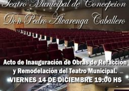 ARTISTAS LOCALES Y NACIONALES HARÁN GALA DE ARTE EN LA INAUGURACIÓN DE OBRAS DE REFACCIÓN Y REMODELACIÓN DEL TEATRO MUNICIPAL “DON PEDRO GREGORIO ANTONIO ALVARENGA CABALLERO”