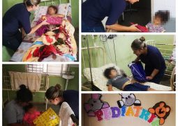 CODENI LLEVA REYES A SALA DE PEDIATRÍA.