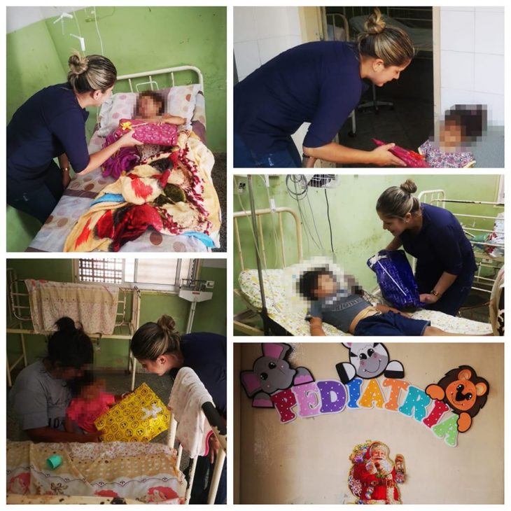 CODENI LLEVA REYES A SALA DE PEDIATRÍA.